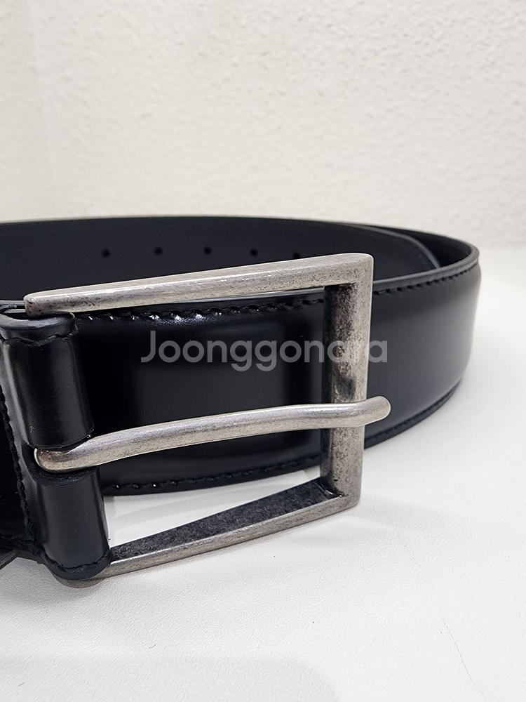 구찌 블랙 남성 스네이크 버클 벨트 495123--3