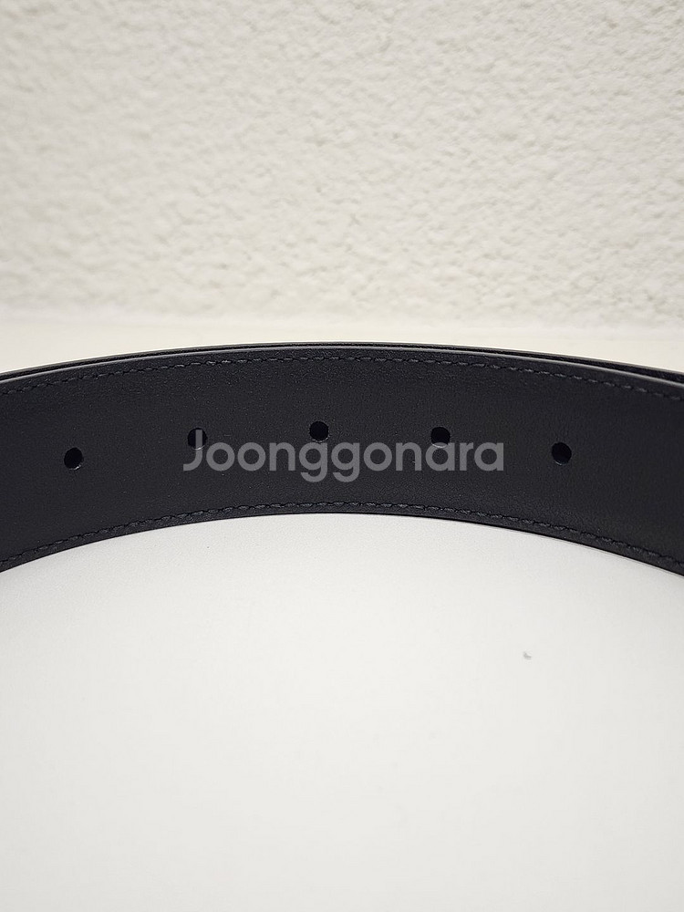 구찌 블랙 남성 스네이크 버클 벨트 495123--4