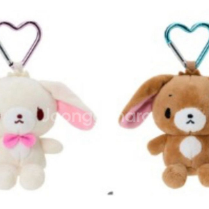 슈가바니즈 시로우사 쿠로우사 카라비너 마스코트 인형 이미지