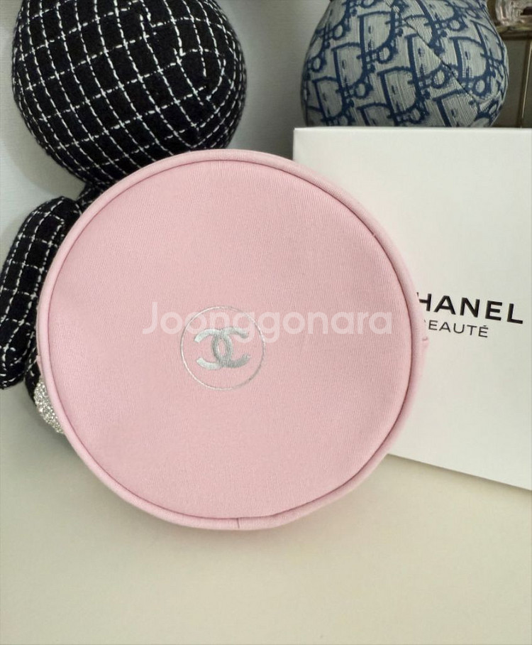 샤넬 탬버린 화장품 파우치--0
