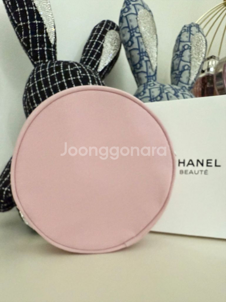샤넬 탬버린 화장품 파우치--1