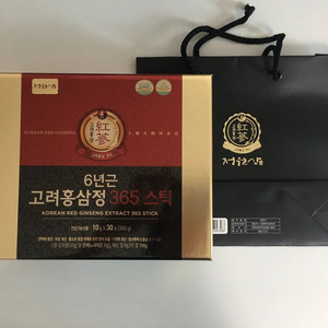 정원삼 6년근 365스틱 30포 (쇼핑백)