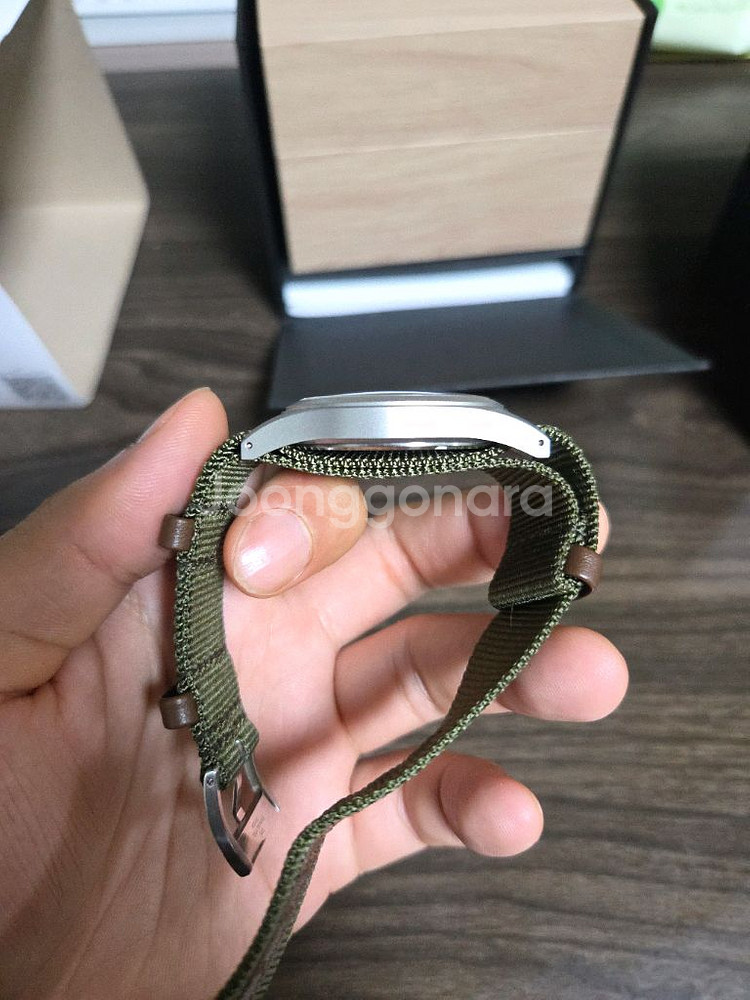 해밀턴 카키필드 메카니컬 38mm 검판 판매합니다--1