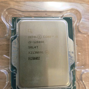 인텔 I5 12600K CPU 판매합니다