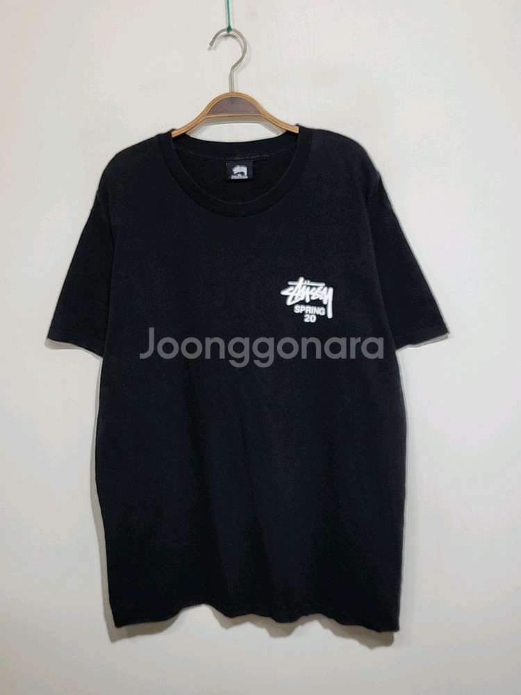 (XL) 스투시 반팔티 블랙 빅로고 티셔츠 아메카지--0