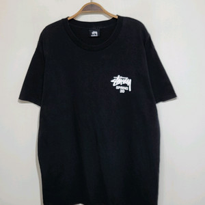 (XL) 스투시 반팔티 블랙 빅로고 티셔츠 아메카지