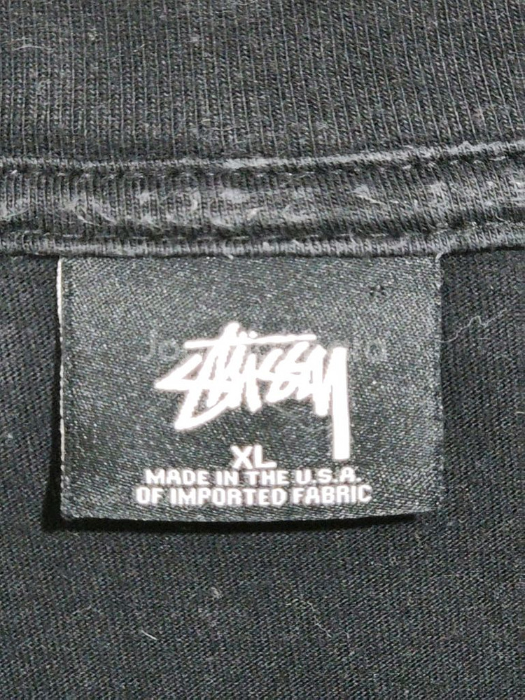 (XL) 스투시 반팔티 블랙 빅로고 티셔츠 아메카지--2