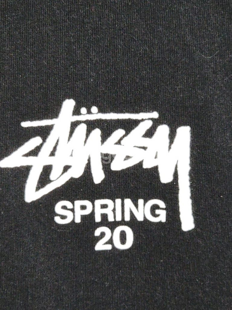 (XL) 스투시 반팔티 블랙 빅로고 티셔츠 아메카지--4