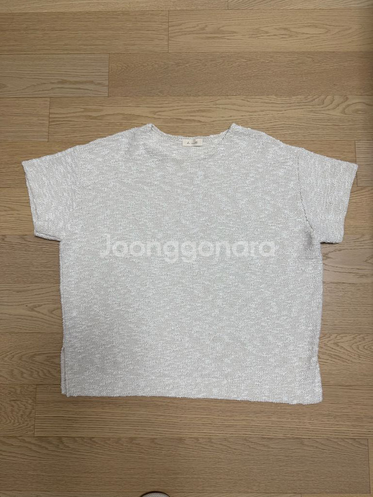 트위드 반팔, 반바지 세트 프리사이즈 2종--2