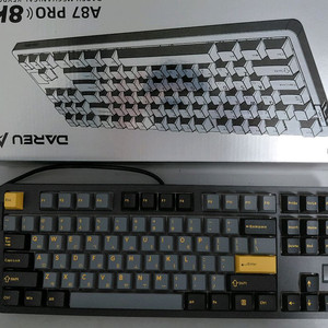 DAREU A87 Pro 기계식 키보드 머스타드축 풀박