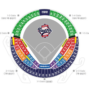 9월 28일 두산 롯데 중앙네이비 4연석 통로