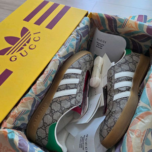 구찌 아디다스가젤 콜라보 255