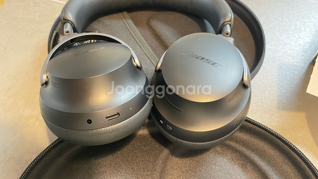 보스 qc 울트라 헤드폰 (블랙)--5