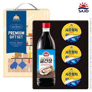 사조 간장혼합세트 (참치3개,굴간장)