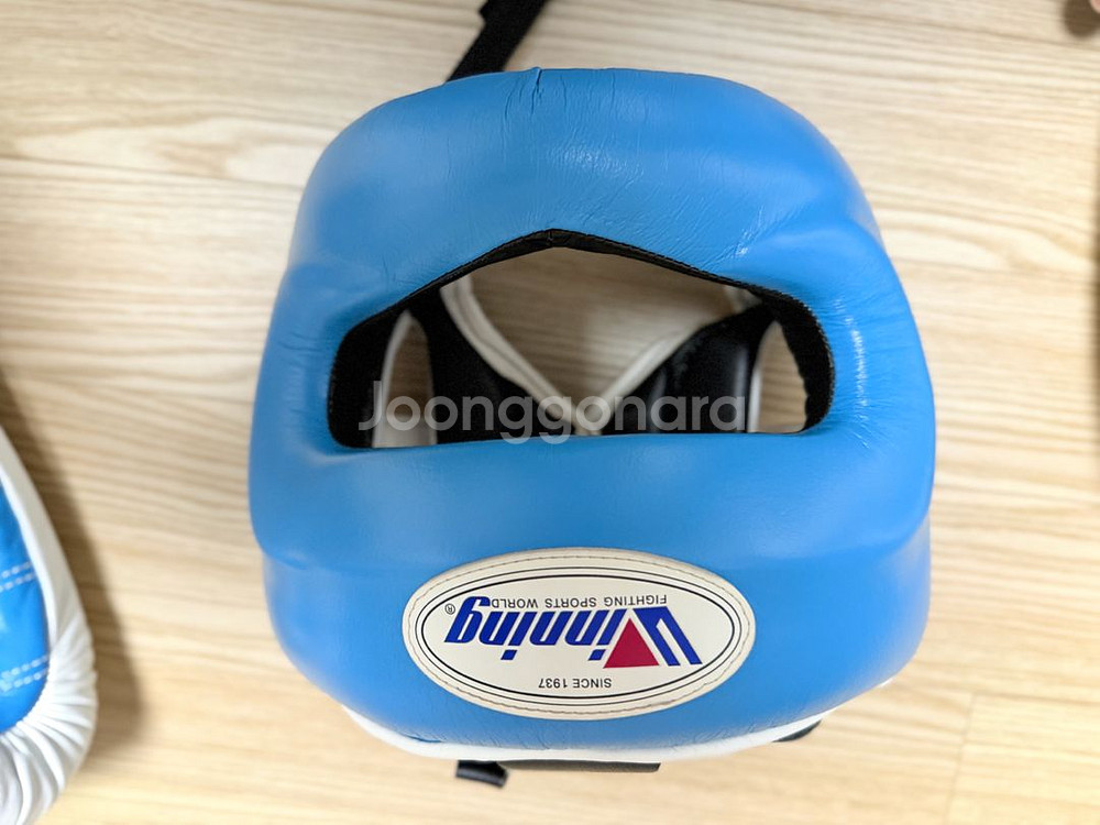 위닝 커스텀 스카이블루 스파링세트 16온스--1