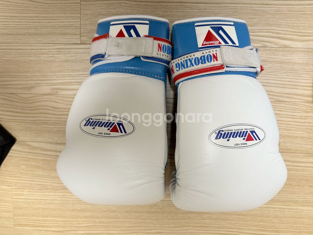 위닝 커스텀 스카이블루 스파링세트 16온스--2