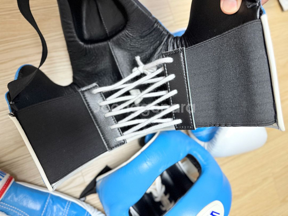 위닝 커스텀 스카이블루 스파링세트 16온스--5