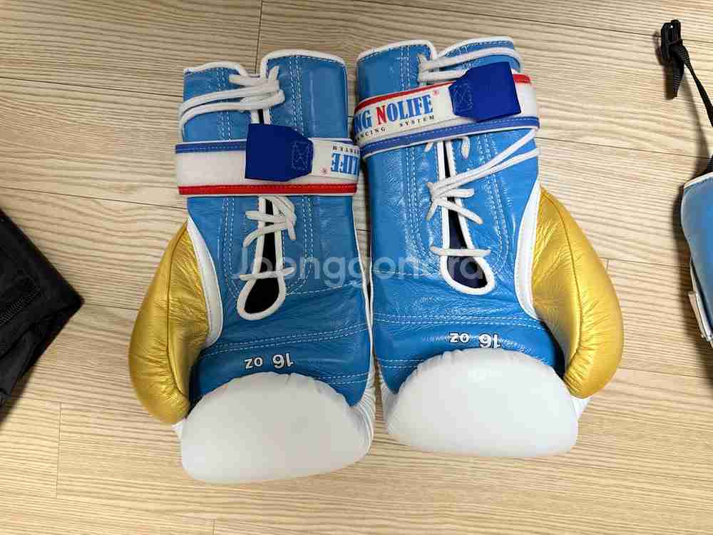 위닝 커스텀 스카이블루 스파링세트 16온스--6