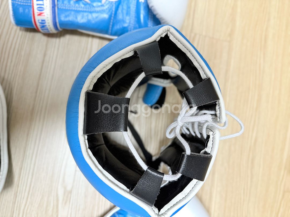 위닝 커스텀 스카이블루 스파링세트 16온스--4