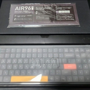 NUPHY AIR96 V2 적축 바솔트블랙, 한글각인