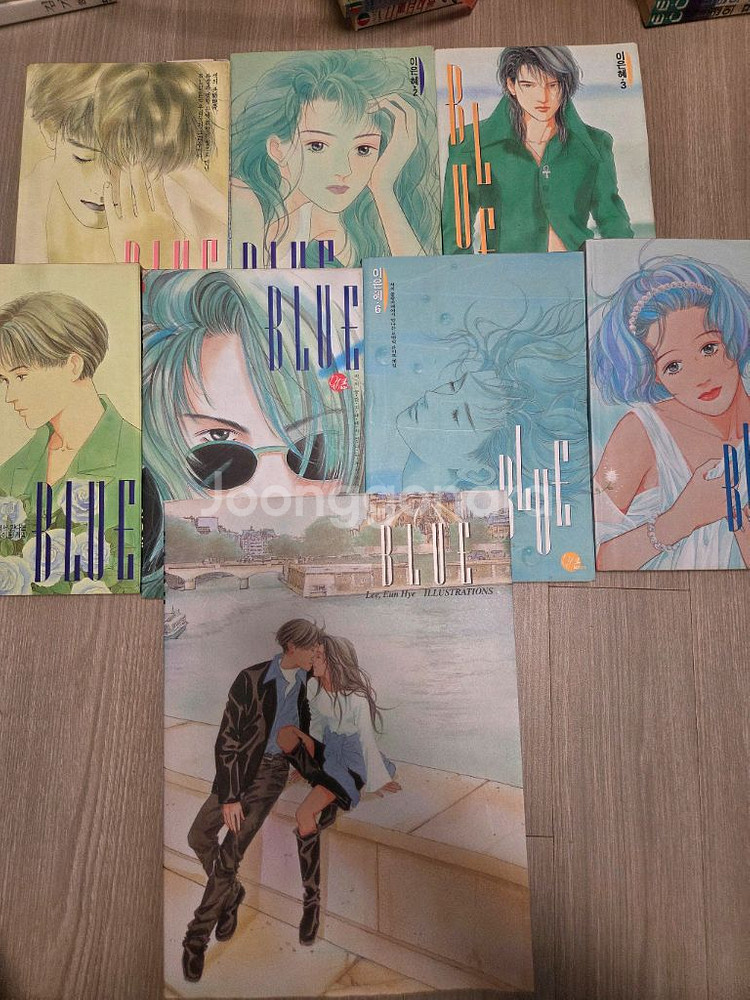 이은혜작가 블루 1-7권+ 화보집 소장본--0