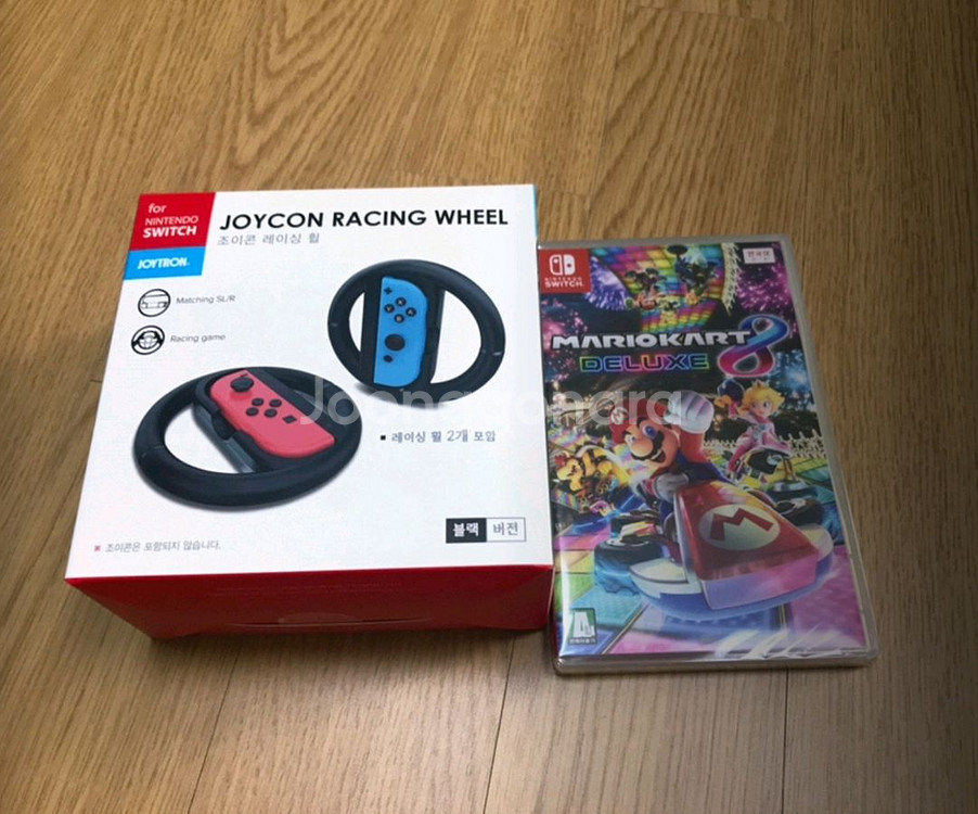 닌텐도 스위치 마리오카트 8 디럭스 + 레이싱 휠(미개--0