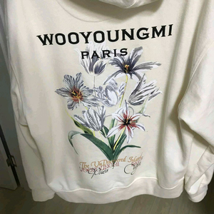 우영미 플라워 후드티