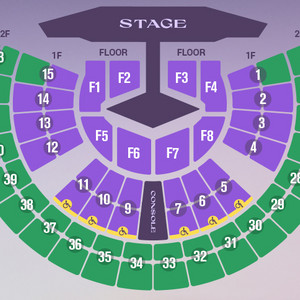 임영웅 서울 체조 콘서트 플로어, 1층 2연석 양도