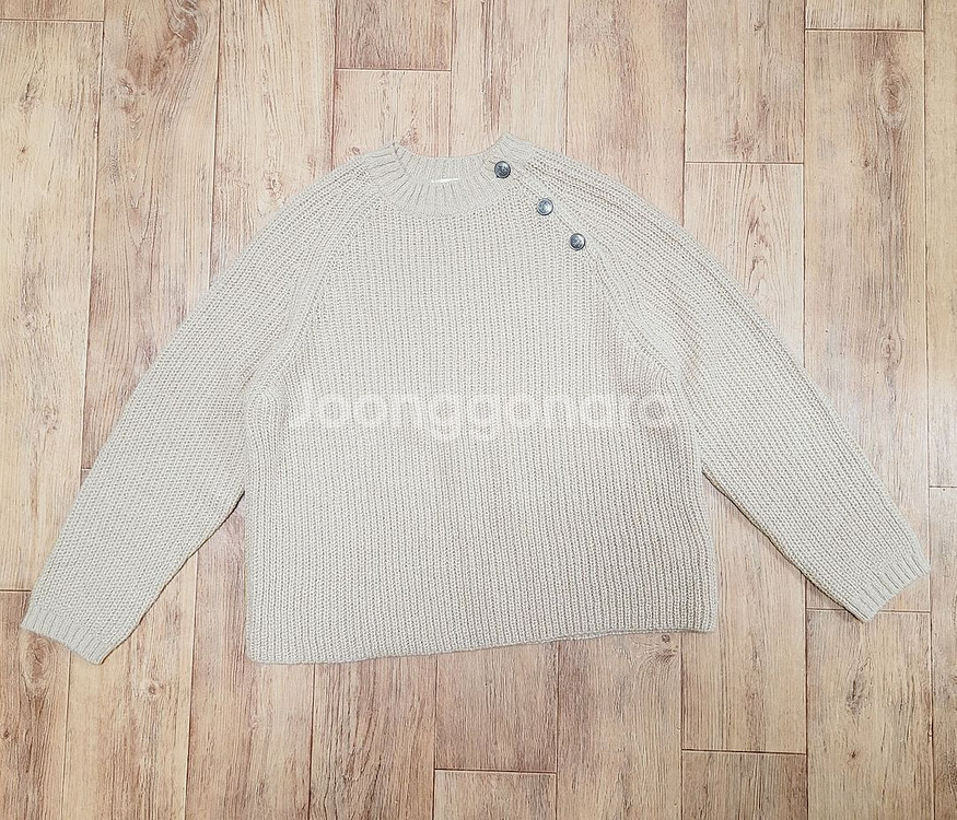 오브제(OBJET) 카시아 버튼니트 프리사이즈 새상품--1