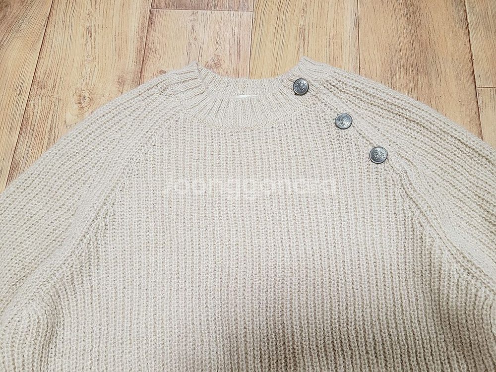 오브제(OBJET) 카시아 버튼니트 프리사이즈 새상품--2