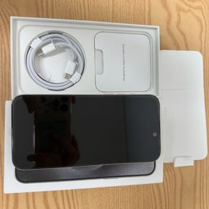 아이폰15프로맥스 256gb 화이트 애플케어 미국판 카