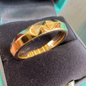 티파니 정품 18k 750 로즈골드 16호 4mm 반지