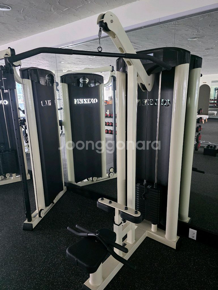 파워랙 듀얼풀리 렛풀다운 로우 레그컬 체스트--2