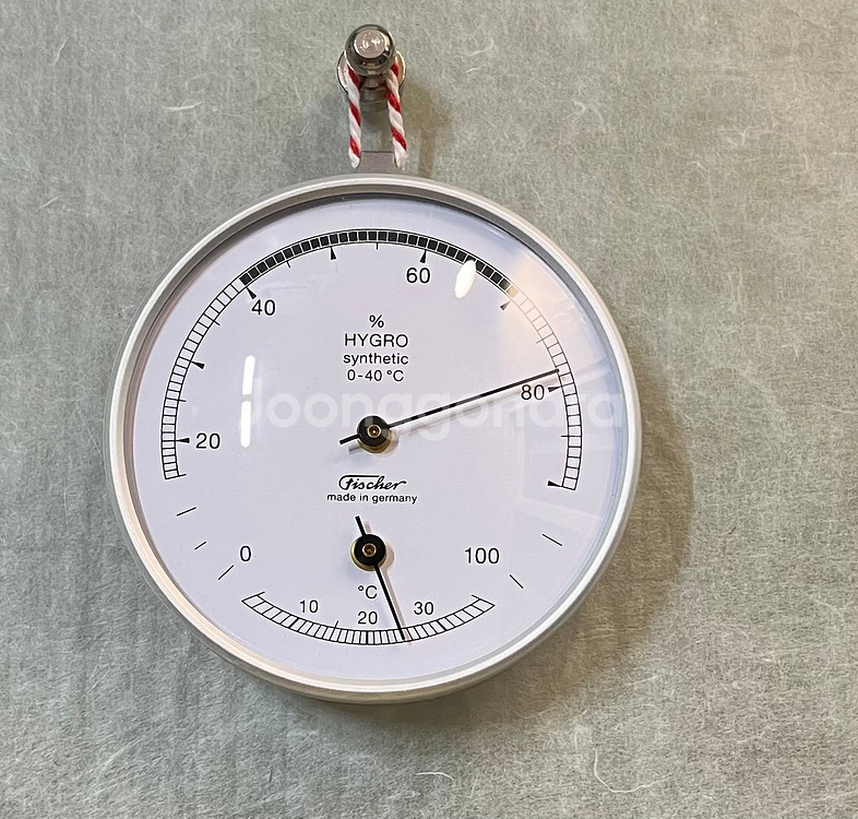 피셔 123TCR 아날로그 온습도계--0