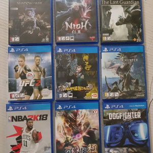 플스4 Ps4 타이틀 9개 일괄 팝니다!
