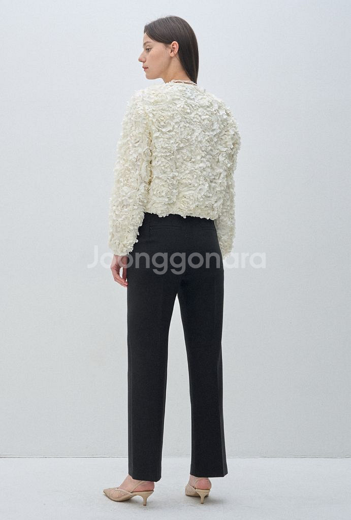 MINE 마인 플로럴 튤 자켓 아이보리 82--5