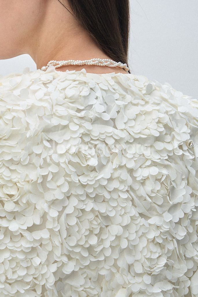 MINE 마인 플로럴 튤 자켓 아이보리 82--6