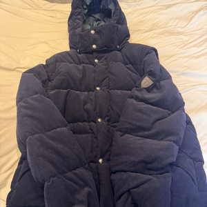 폴로 코듀로이 다운 자켓 네이비 XXL 2XL