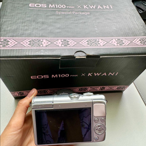 캐논 EOS M100 핑크 미러리스 카메라 판매합니다