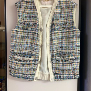 까사렐 트위드 베스트 조끼