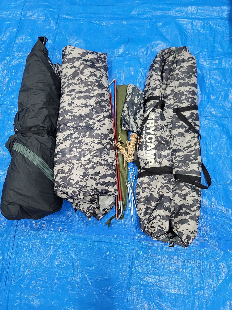 트라이캠프 150*170 위장형 낚시텐트 샘플제품--0