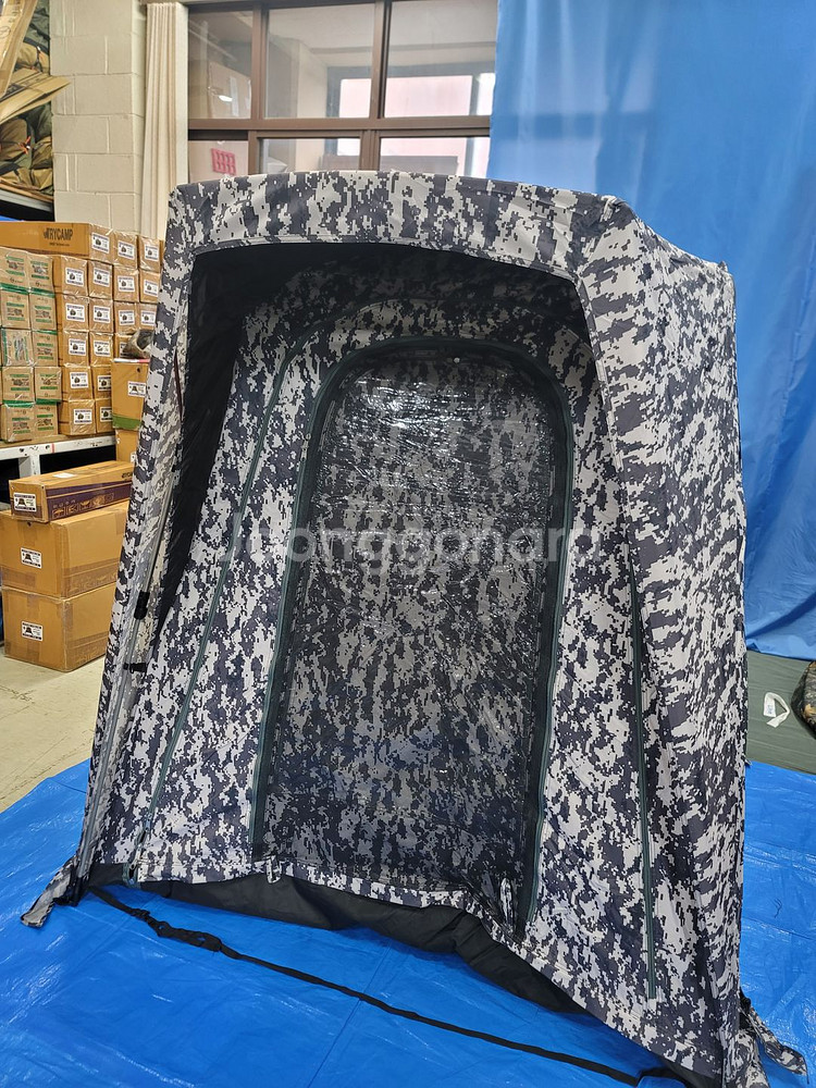 트라이캠프 150*170 위장형 낚시텐트 샘플제품--1