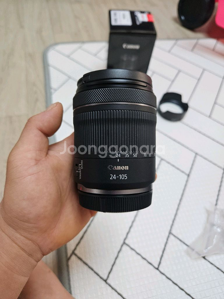 캐논 RF24-105 번들 렌즈+호야 cpl필터--1