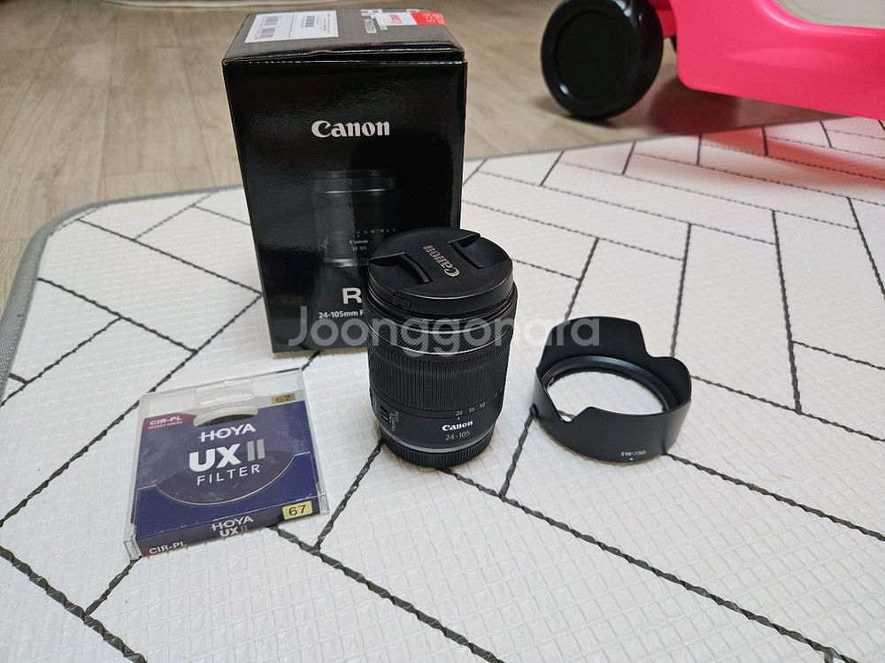 캐논 RF24-105 번들 렌즈+호야 cpl필터--0