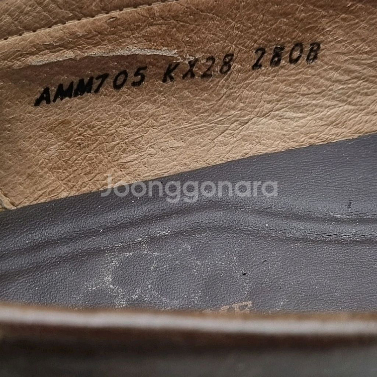 소다옴므 남성가죽로퍼 실사이즈285.--5