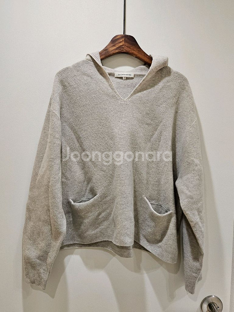 더캐시미어 후드니트--0