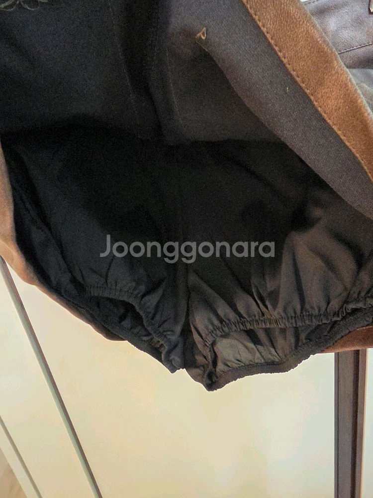 레더 로우 스커트 새상품 택포--3