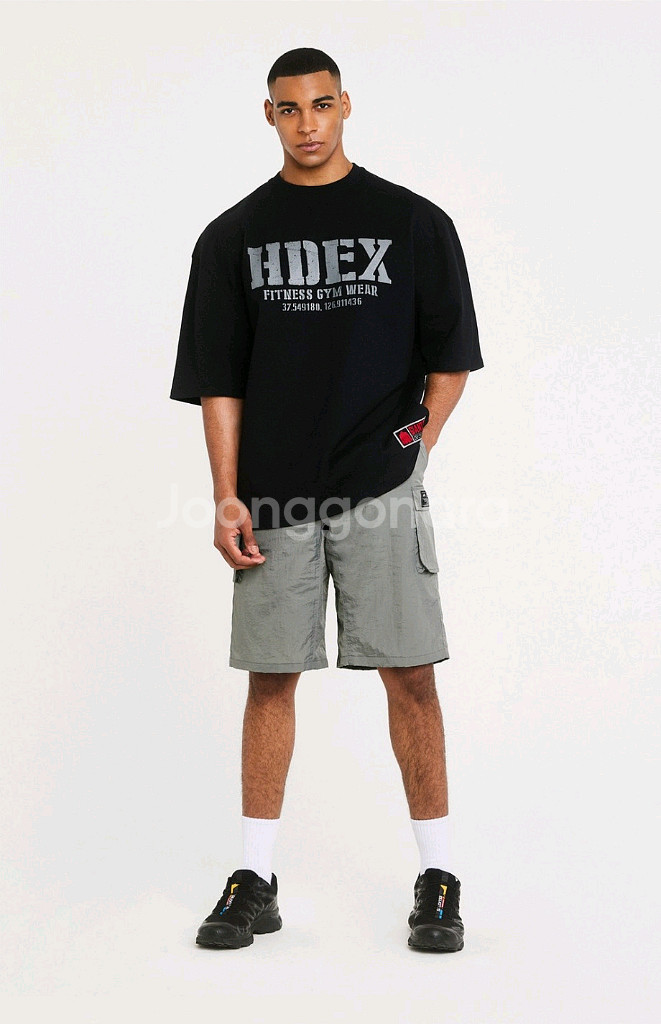 HDEX 새제품 2벌 카고 나일론 반바지 L--0