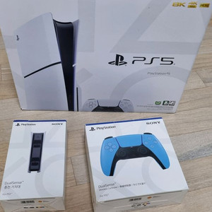 ps5 슬림디스크 패드2개 포함팝니다