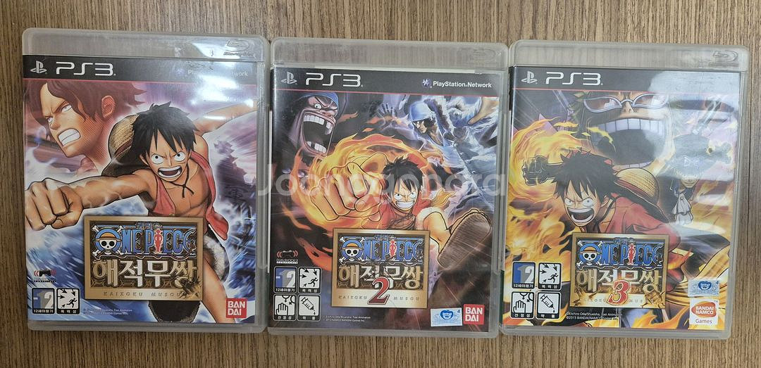 플스3(PS3) 해적무쌍 3종 일괄 판매합니다.--0